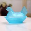 Candy Jar with Lid Chicken Shaped Vintage Decorative Candy Bowl Plastic Hen Nesting Candy Dish Kitchen Candy Organizer
