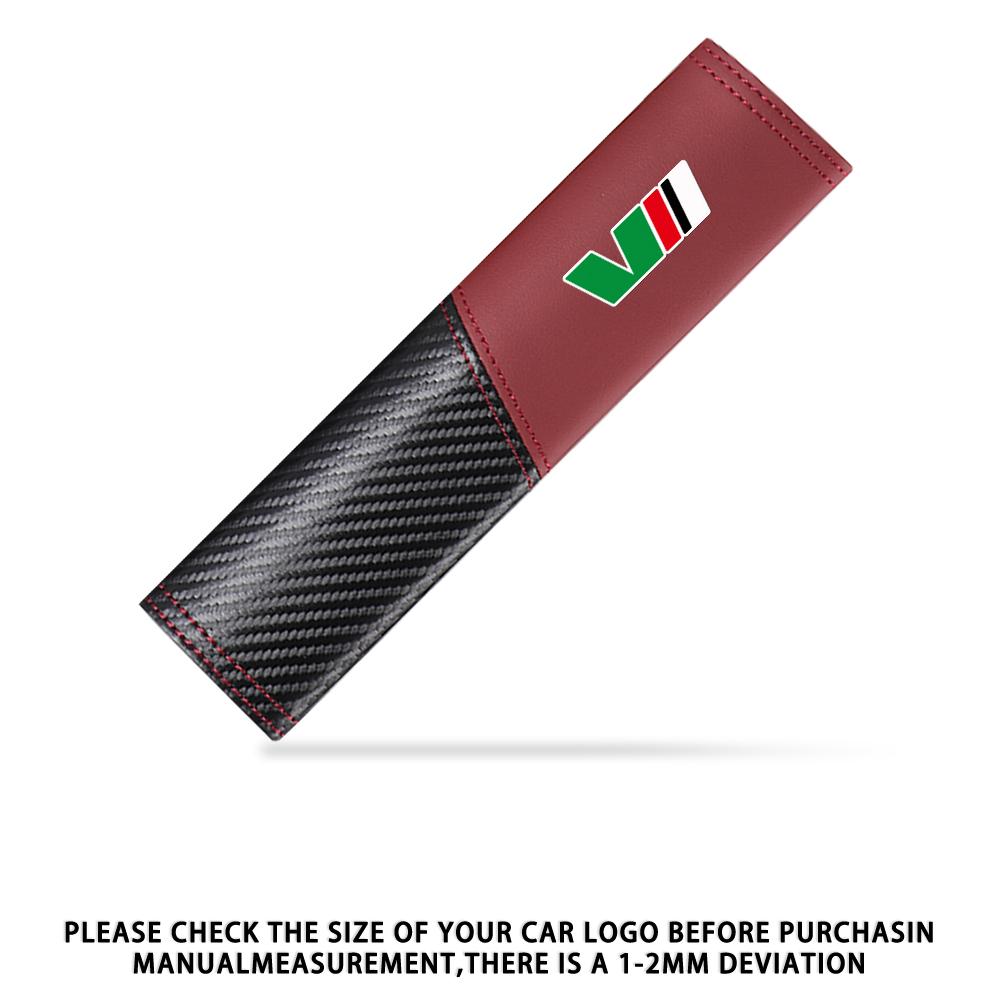 BUD1 1/2PCS Car Safety Belt Pad Adjustable Seat Belt Cover Shoulder Strap Mat for Skoda Octavia Rapid Fabia Superb S Karop VII Kodiaq