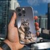 Животные Немецкие овчарки Чехол для телефона iPhone17 16 15 14 13 12 11 Pro Max Plus Mini Прозрачный Полная задняя крышка Силиконовый Мягкая оболочка