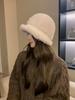Women S Plush Bucket Hat Winter Warm Ear Protection Casual Hat