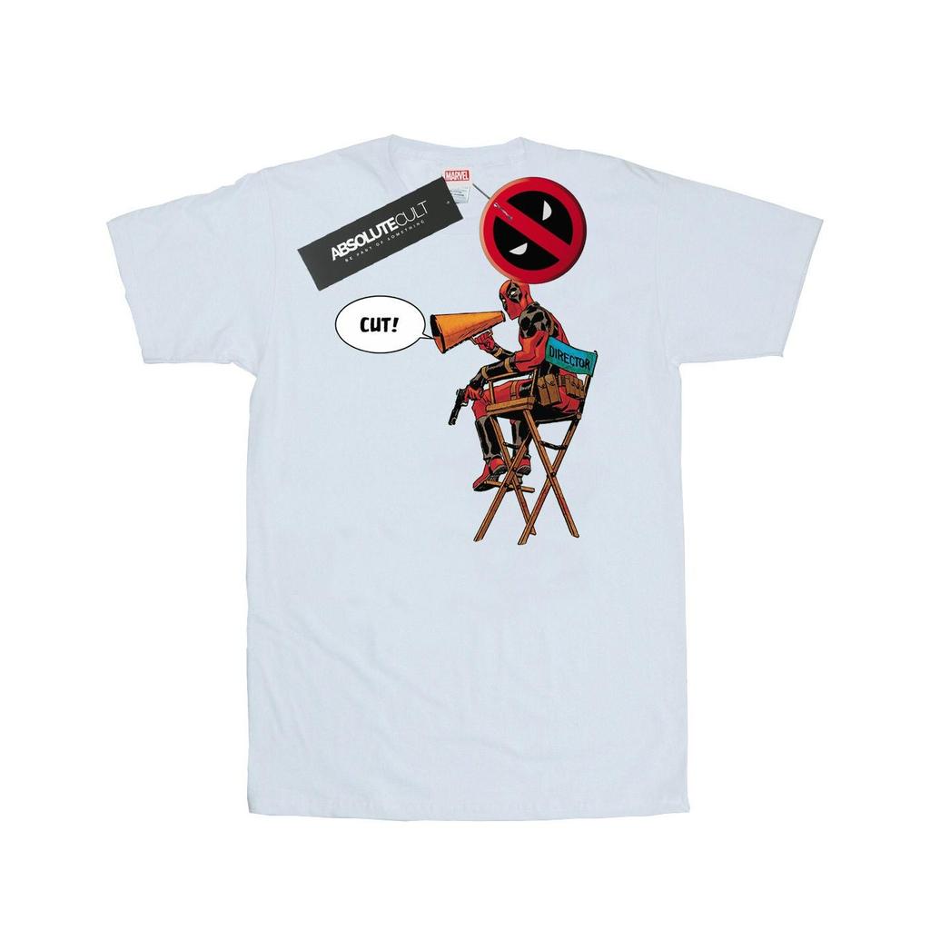 Marvel Mens Deadpool DirectorÂ´s Chair T-Shirt