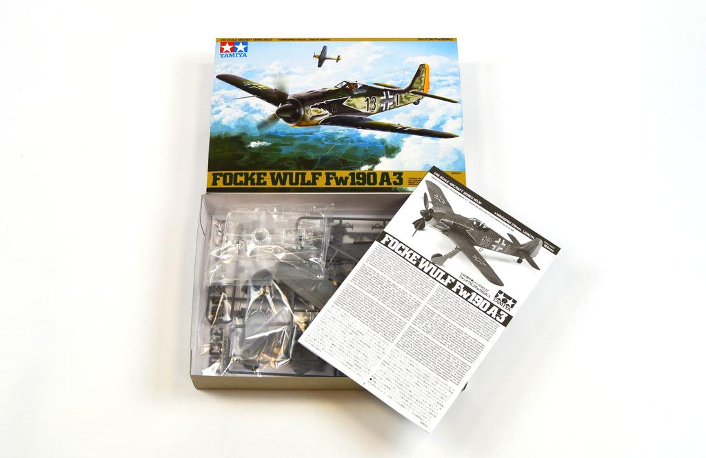 Tamiya Masterpiece Aircraft Series 37 German Air Force Fw190 Plastic Model Kit 61037 1/48 No. Focke-Wulf A-3