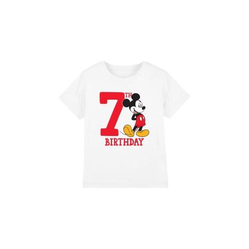 Disney Childrens/Kids Mickey Mouse 7th Birthday T-Shirt