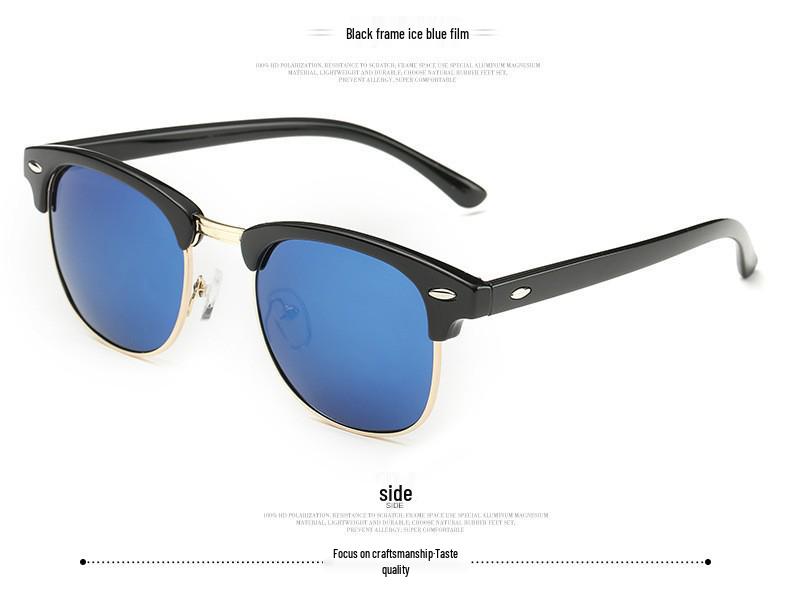 Модные ретро поляризационные солнцезащитные очки для вождения с защитой от УФ-лучей 3016