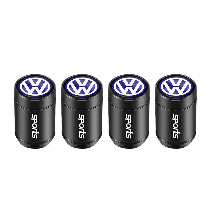 4Pcs 3D Metal Tire Valve Cap Car Tyre Air Stem Cover For VW Golf Polo Tiguan Touran Jetta Passat CC T5 GTI Arteon Magotan Arteon zl8