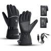 Touch Screen Thermal Gloves Battery Powered Electric Heated Gloves Electric Heating Gloves Waterproof for Outdoor Camping Hiking