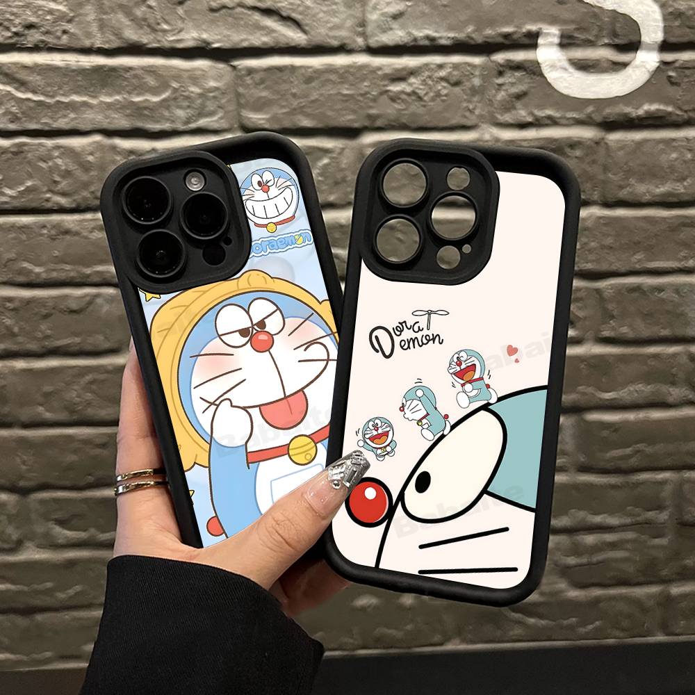 Cute Cartoon-u-Doraemons-t For IPhone 17 15 13 12 11 14 Pro Max X XR XS 16 Plus Shockproof Candy Back Cover