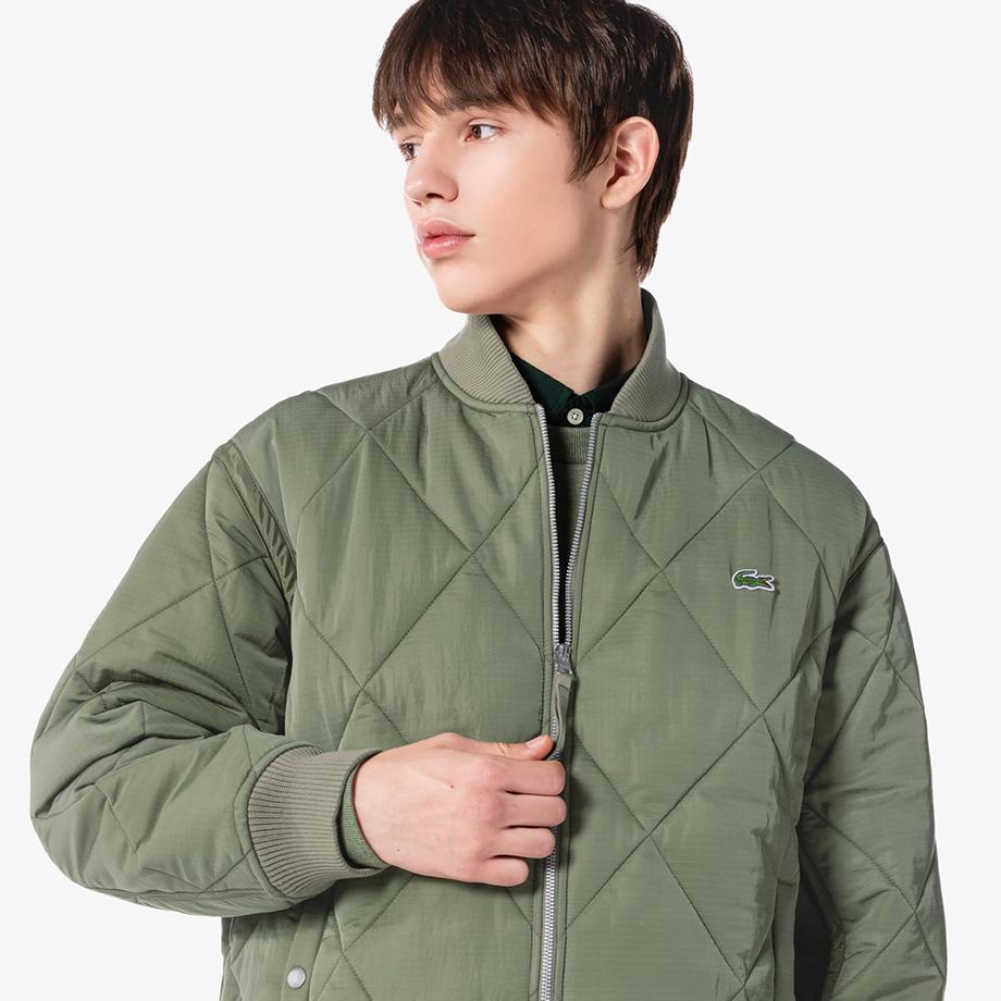 Lacoste Мужская стеганая куртка-бомбер BH7142-54NBMY