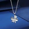Four-Leaf Clover Necklace: Versatile Light Luxury Clavicle Chain – Ideal Valentine's or Birthday Gift for Girlfriend