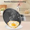 Сковорода для блинов с антипригарным покрытием Honeycomb Dosa Сковорода из нержавеющей стали с эргономичной ручкой Сковорода для блинов, совместимая с индукционным нагревом Сковорода для тортильи