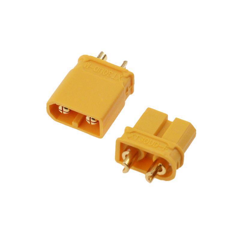 Amass XT30UD-MF Gold Plated Male/Female Plug for Model Aircraft Lithium Battery Connector Upgrade