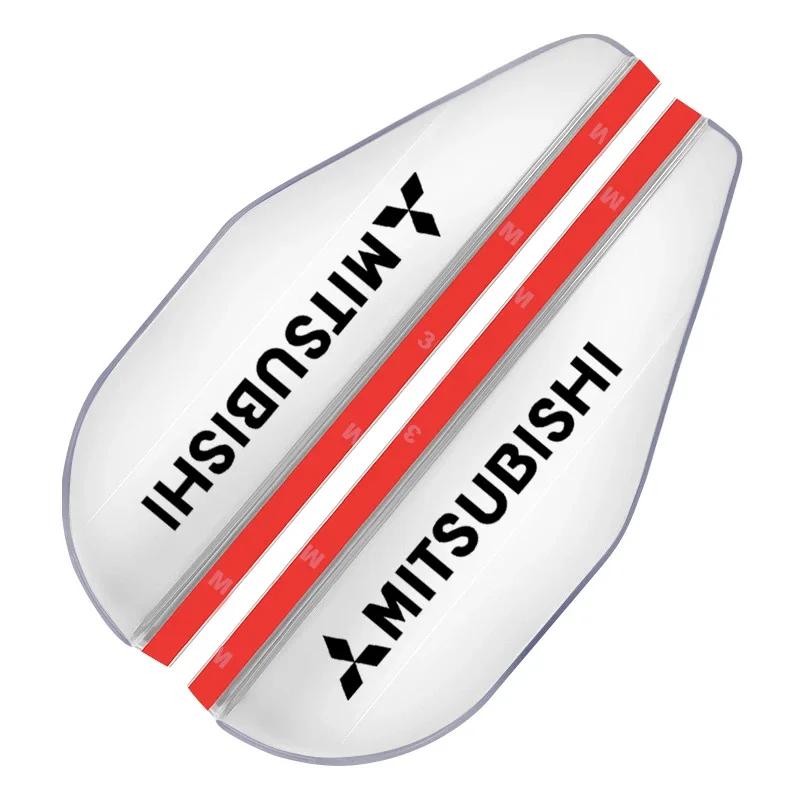 2Pcs Car Rear View Side Mirror Rain Board Eyebrow Guard Sun Visor for Mitsubishi Lancer L200 Pajero Eclipse Sport Attrage Mirage