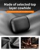 Кожаный чехол Eary для AirPods Pro 3, совместимый с беспроводной зарядкой, обеспечивает надежную защиту от падений и имеет брелок.