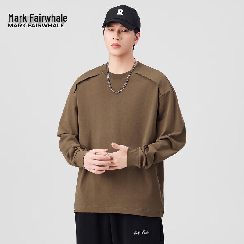 Mark Fairwhale Мужская толстовка с длинным рукавом из плотного хлопка 300 г/м²