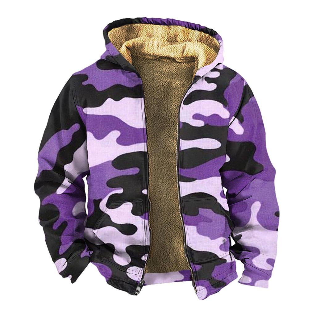 Мужская утолщенная куртка на пуговицах с двойным карманом и карманной вставкой, хлопковая куртка