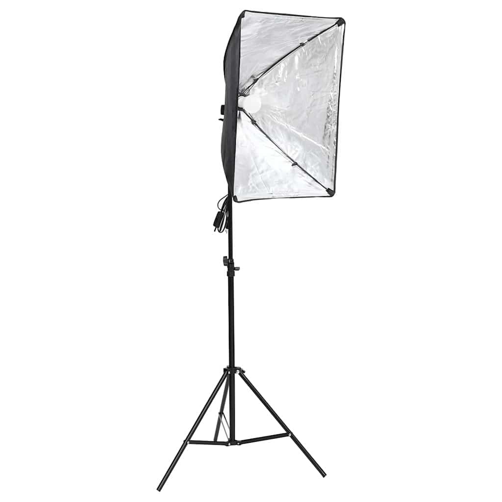 Vidaxl Zestaw Studyjny Z Lampą Softbox, Tłami I Blendami