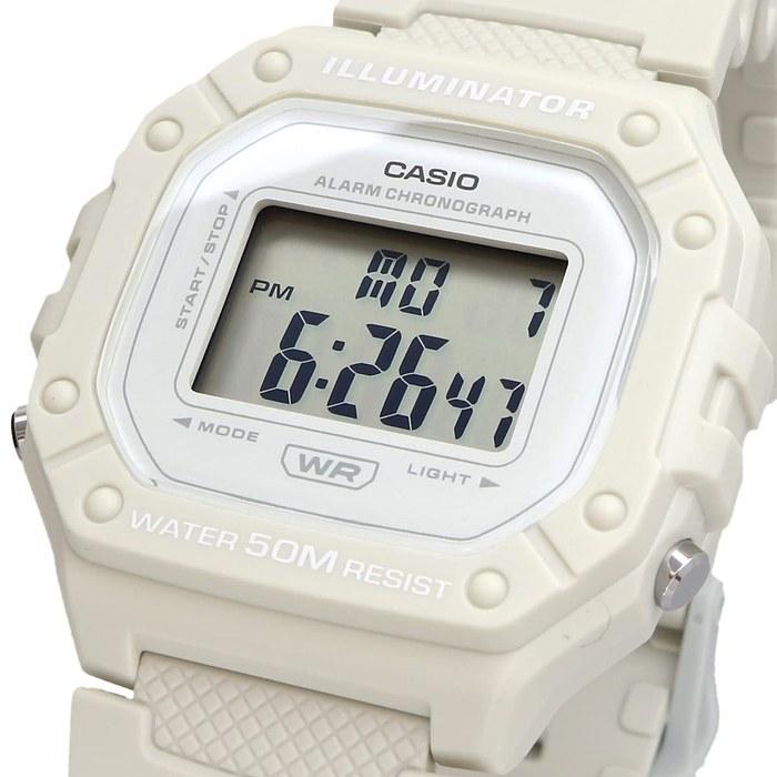 Casio Стандартные цифровые часы W-218HC-8AV (бежевый)