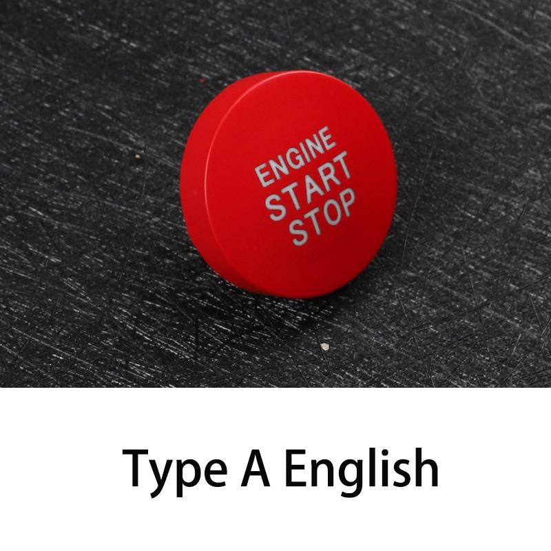 For Subaru OUTBACK FORESTER BRZ New Red Car Engine Start Stop Switch Cover Ignition Button Automobile Interior
