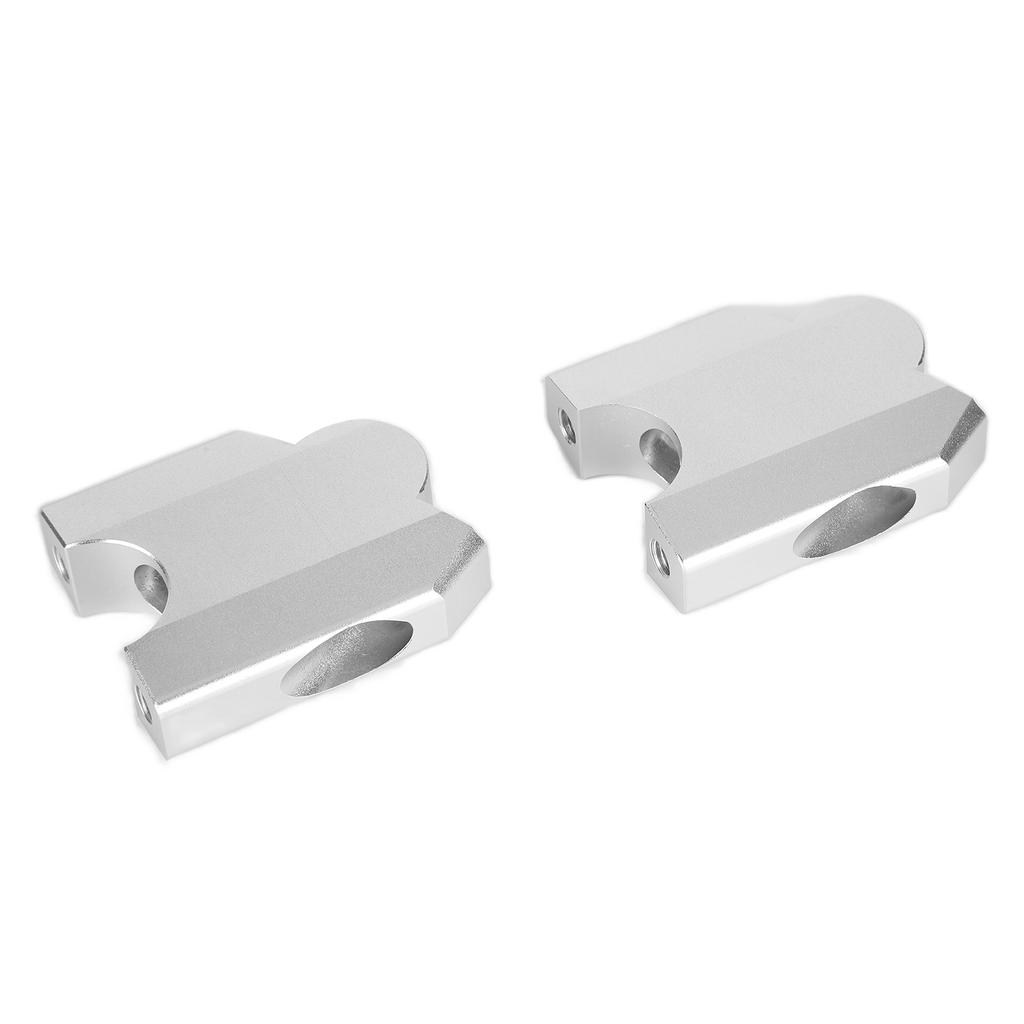 2 шт. Крепление-клипса для подъема руля из алюминиевого сплава, замена для Yamaha XT1200Z Super Tenere 2010-2014, серебристый