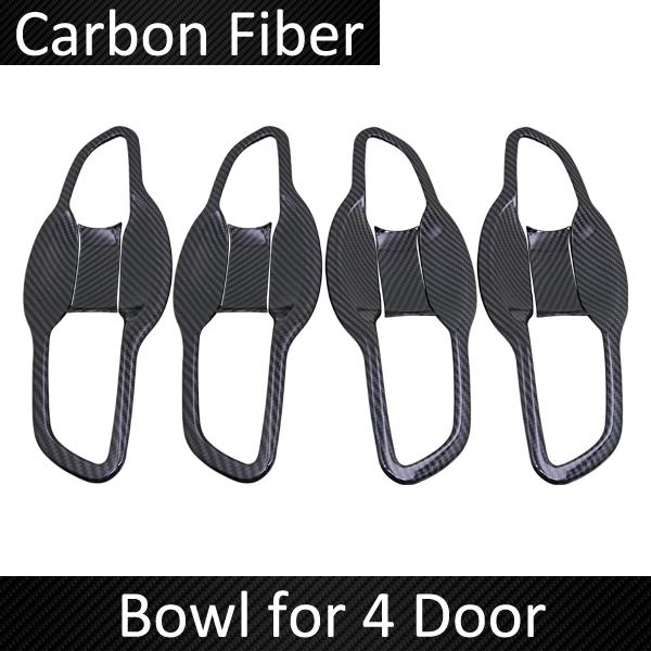 for Honda Civic 10 2016 2017 2018 4 PCS Exterior Carbon Fiber Door Handle Cover Catch Trim Car Cap styling Accessories