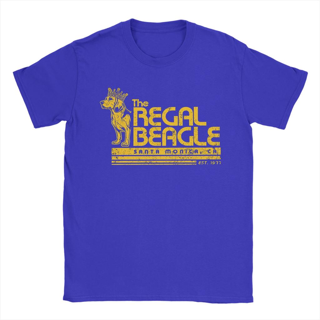 Mens The Regal Beagle T Shirts Pure Cotton Clothes Funny Short Sleeve Crew Neck Tees Printing TShirt