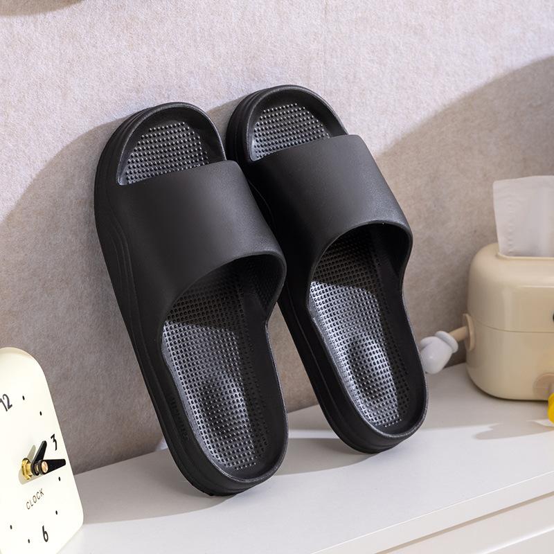 Фиолетовая женская обувь летние шлепанцы вьетнамки домашняя бесшумная обувь EVA обувь на мягкой подошве облачные слайды парные нескользящие сандалии