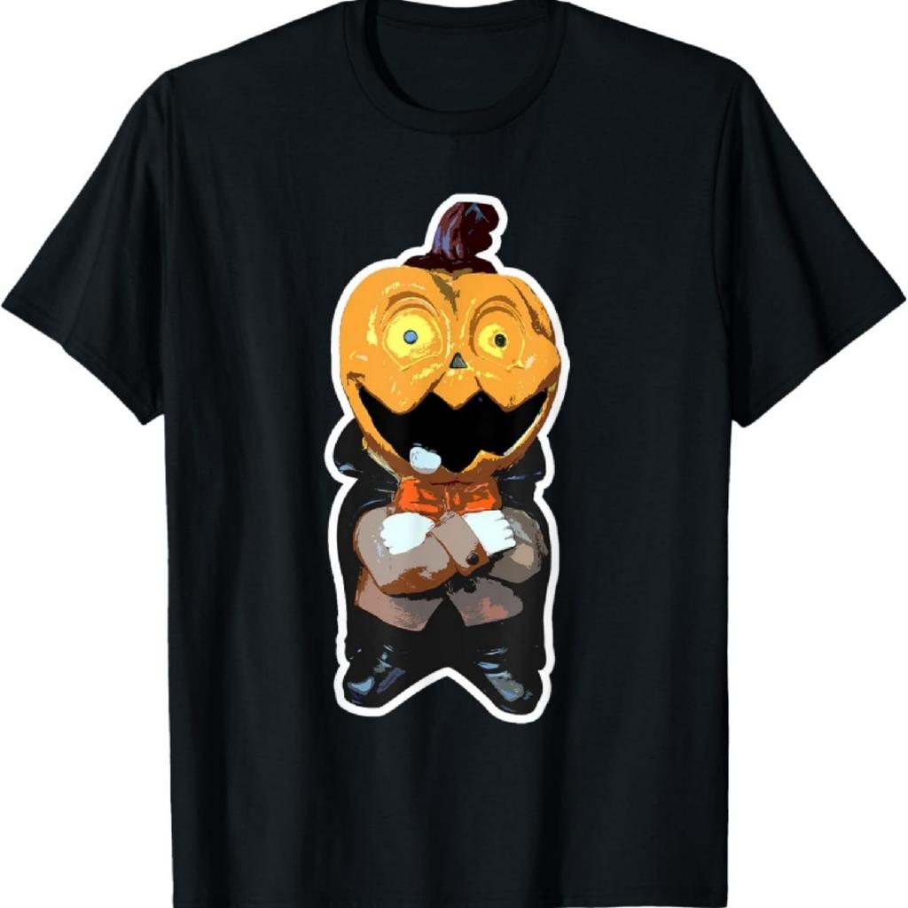 Смешная жуткая страшная футболка с гномом на Хэллоуин, тыква-фонарь, Дракула
