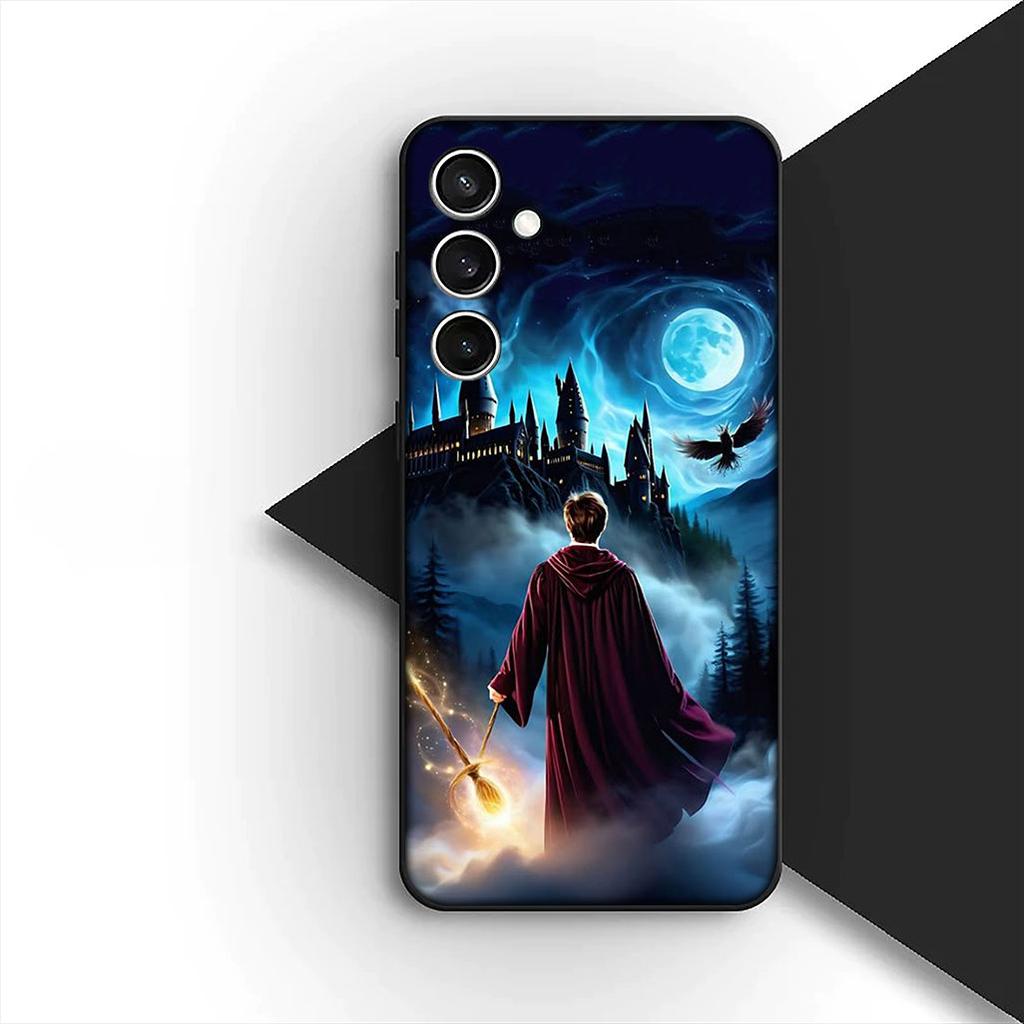 Soft Cover for OPPO A80 A18 A16 A40 A17 A15 A38 A78 A79 A54 A57 A12 A60 4G 5G Casing Phone Case Owl Art Harries Wand Potters