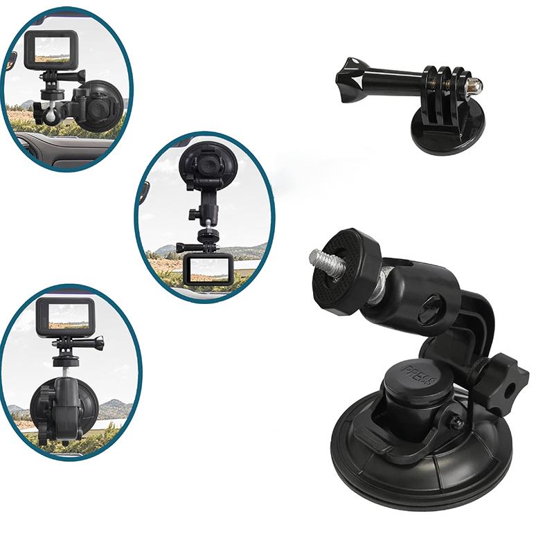 Car Suction Cup 9cm Fixed Vehicle Holder For GoPro Hero 13 12 11 10 9 Insta360 X4 X3 DJI Osmo Action 5 4 3 2 Camera Accessories
