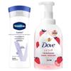 Body Lotion & Dove Strawberry Oat Shower Mousse Set