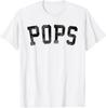 Pops - Classic Bold Font Birthday Pops T-Shirt