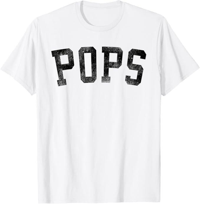 Pops - Футболка с классическим жирным шрифтом 'Birthday Pops'