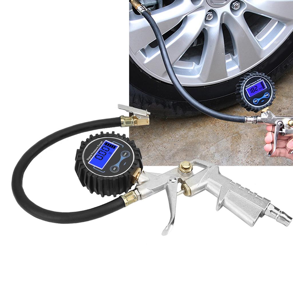 0200PSI Digital Air Tire Inflator High Accuracy Car Professional Pressure Gauge Meter
