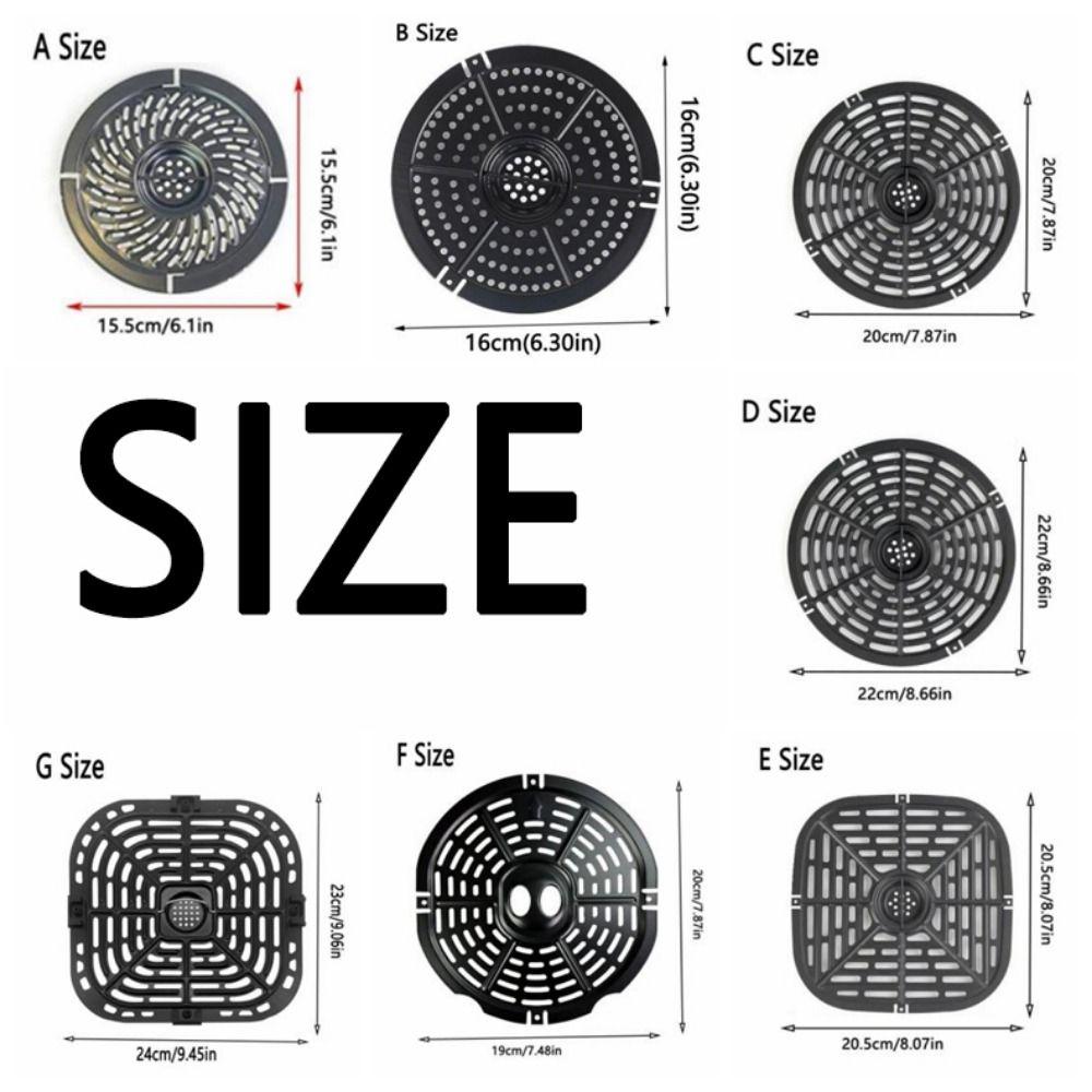 Круглый коврик для аэрофритюрницы Квадратная корзина-гриль Антипригарная сковорода-фритюрница Гриль-сковорода для аэрофритюрницы Запасной противень