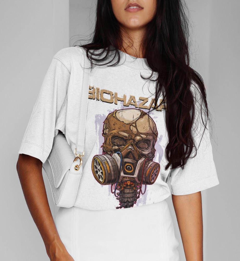 Biohazard Rock Band 80er 90er Konzert Fan Damen Shirt Oversize