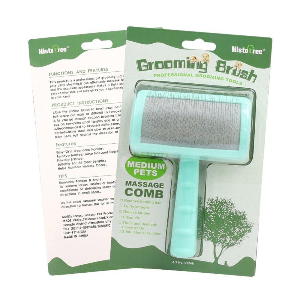 Tangles and Loose Fur Pet Fur Clean Pet Dematting Comb Dog Comb Grooming Combs Pet Cleaning Brush