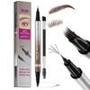 W3W Eyebrow Pencil Waterproof And Non-Smudging 4D Micro-Engraving Double-Headed Eyebrow Pencil Eyeliner 2In1 Liquid Eyebrow Pencil