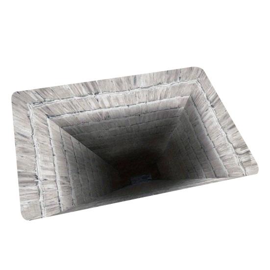 3D Оптическая Иллюзия Напольный Коврик Низ Мягкий С Памятью Нескользящий Коврик с Противоскользящей Поролоновой Подушкой Визуальное Искажение