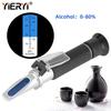 Alcohol Refractometer 0-80% Spirits Tester Alcoholometer (Single Scales) Adjustable Manual Focu