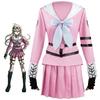 Костюм для косплея Миу Ирумы из Danganronpa V3, Розовая школьная форма JK с аксессуарами для аниме-косплея и Хэллоуинских вечеринок