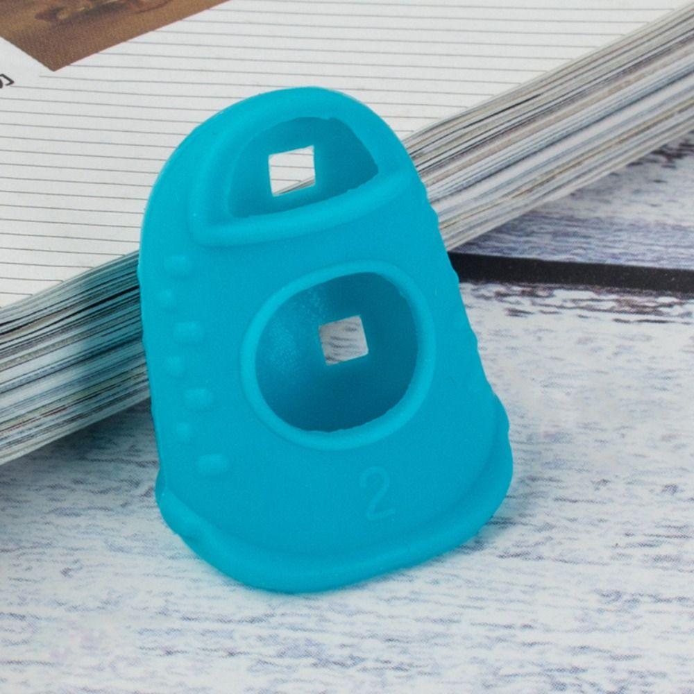 10pcs Solid Color Guitar Fingertip Protectors Breathable Guitar Finger Cover  Unisex