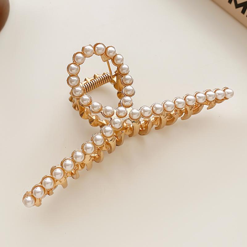 Elegant Korean Shark Metal Hairpin Clip for Stylish Hair