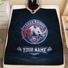 Custom Name Leeds Rhinos2 Flannel Blanket, High quality Comfortable for All Seasons, Home Decor, Warmth and Comfort