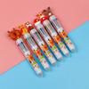10 Colors Christmas Ballpoint Pen Cute Cartoon Santa Claus Elk Design Gift for Kids School Office Stationery