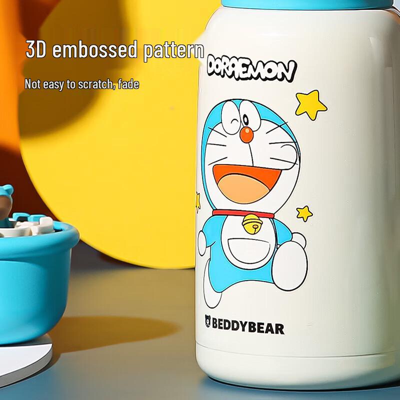 Детская термо-поилка Beiju Bear с трубочкой Doraemon 630 мл
