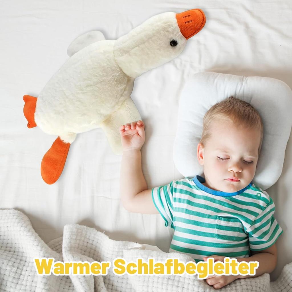 DvBCNMe Goose Cuddly Toy, Soft Plush Toy for Children, 50 Cm Large Goose Toy, Duck Cuddly Toy, Plush Toy Goose, Sleeping Companion