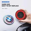 1PCS 82mm ABS 2 Hole 3 Hole Front Hood Rear Trunk Snap-On Emblem Badge Replacement Logo Fit BMW E28 E46 E60 E87 F10 G03 G05 G20 CW4