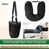 Наполняемая дорожная наволочка-подушка для шеи и сумка для хранения - Портативная для самолета, подушка, набиваемая одеждой