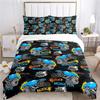 Комплект постельного белья M-Monster Truck с 3D-печатью, Пододеяльник и наволочка для мальчика 75*50 см Полуторный Двуспальный Квинсайз Кингсайз для декора спальни