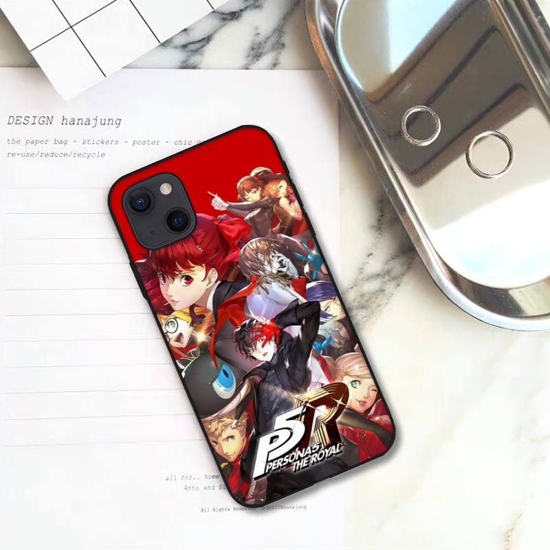 Чехол Persona5 The Royal Game Phone для iPhone 11 12 Mini 13 14 Pro XS Max X 8 7 6s Plus 5 SE XR Shell
